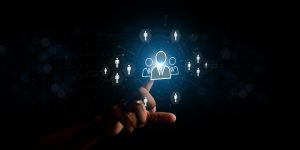 Hr hrm human resources management concept check resume screening employee information