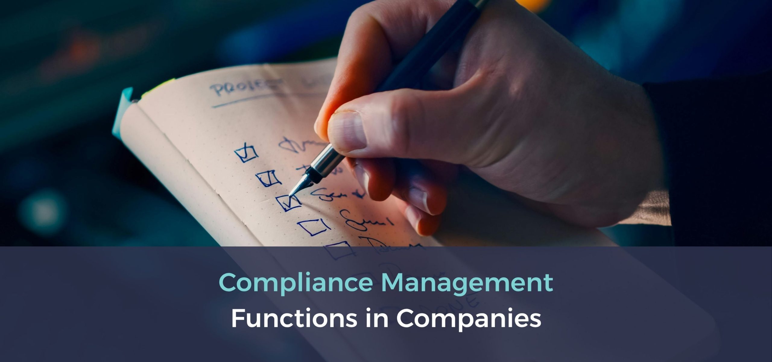 Compliance Management Functions in Companies