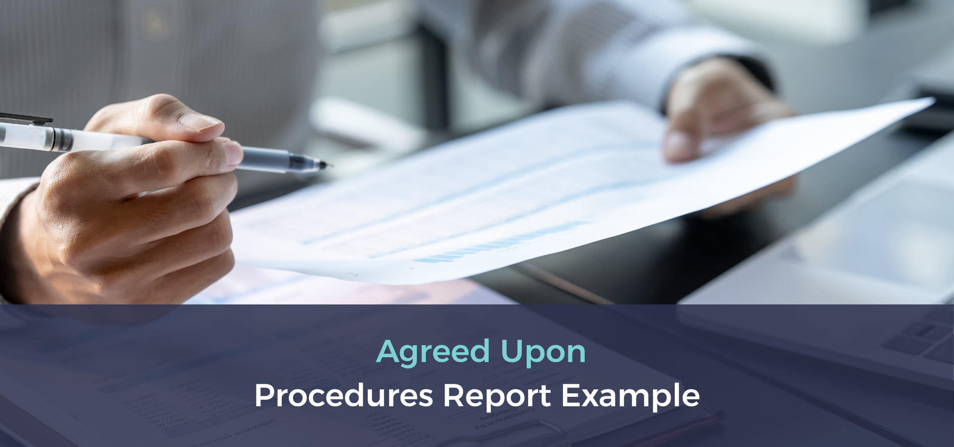 agreed upon procedures report example​